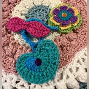 Colorful Crochet bookmark